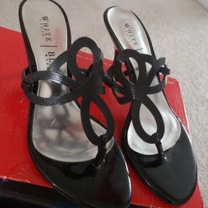 White house black market slip on kitten heels